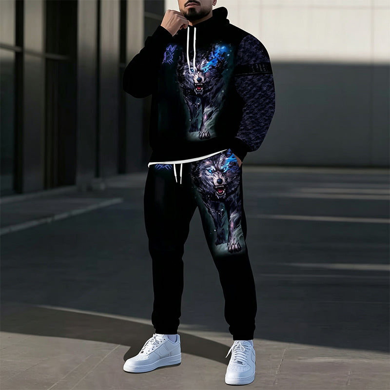 ✈️Fri frakt🔥 50 % RABATT IDAG! 🧥 Set med huvtröja och byxor för män – mysig komfort, urban stil och modern look för vardagen ✨