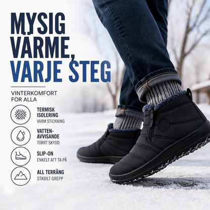 Varmt halkskyddade och vattentäta vinterskor för både kvinnor och män