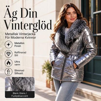 💰 Halva priset! 🧥 Väddad jacka för kvinnor med konstpälsad krage – varm, mjuk, stilren, perfekt för kalla vinterdagar. ✨