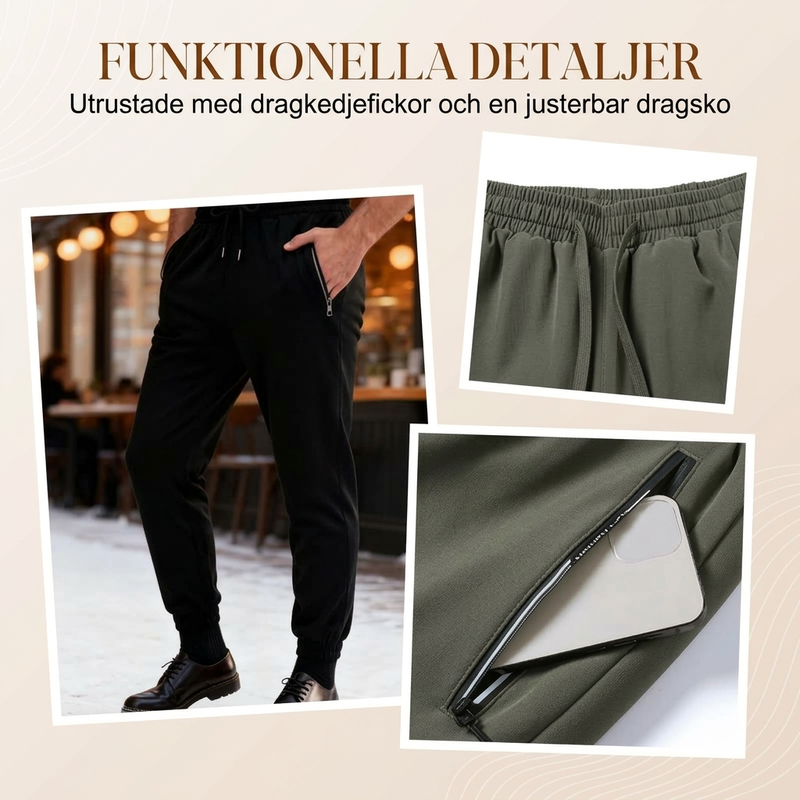 🎪 Nyheter – dubbel överraskning! Vattentäta herrbyxor med varmt foder och dragsko