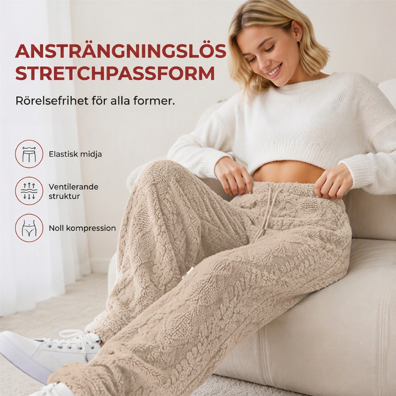 📢🎉50 % rabatt!!!🛍️✨Mysig värme och avslappnad komfort – Fodrade dambyxor