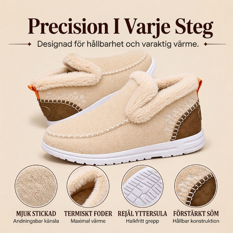❄️ Vinterskor för kvinnor med plymfoder för snö – varma, bekväma och perfekta för kalla vinterdagar, nu till halva priset! ✨