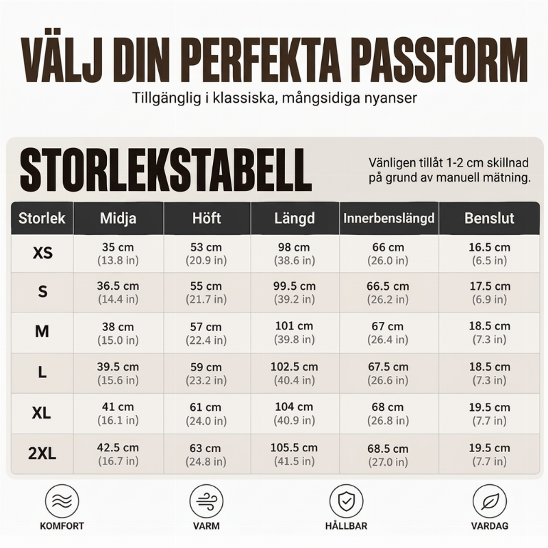 💰 Halva priset! 🧥 Varma och bekväma vinterbyxor för män – mjuka, sköna och perfekta för kalla vinterdagar. ❄️