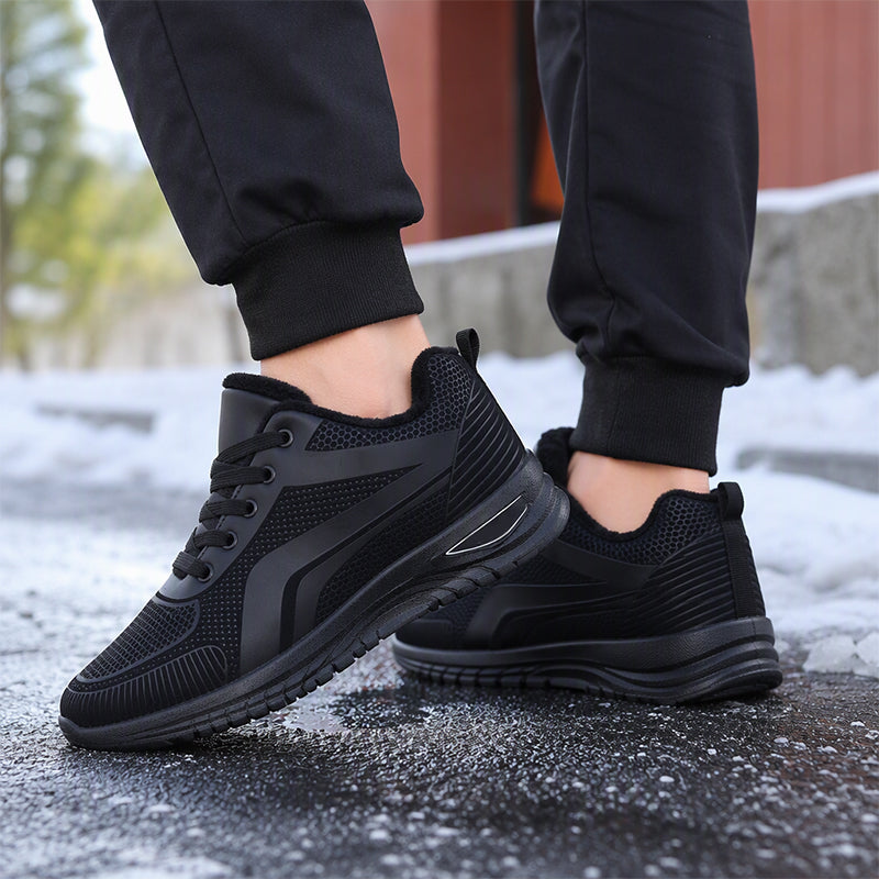 Termiska Utility-Sneakers för Män – Halkfria, Andningsbara & Lätta för Vinter