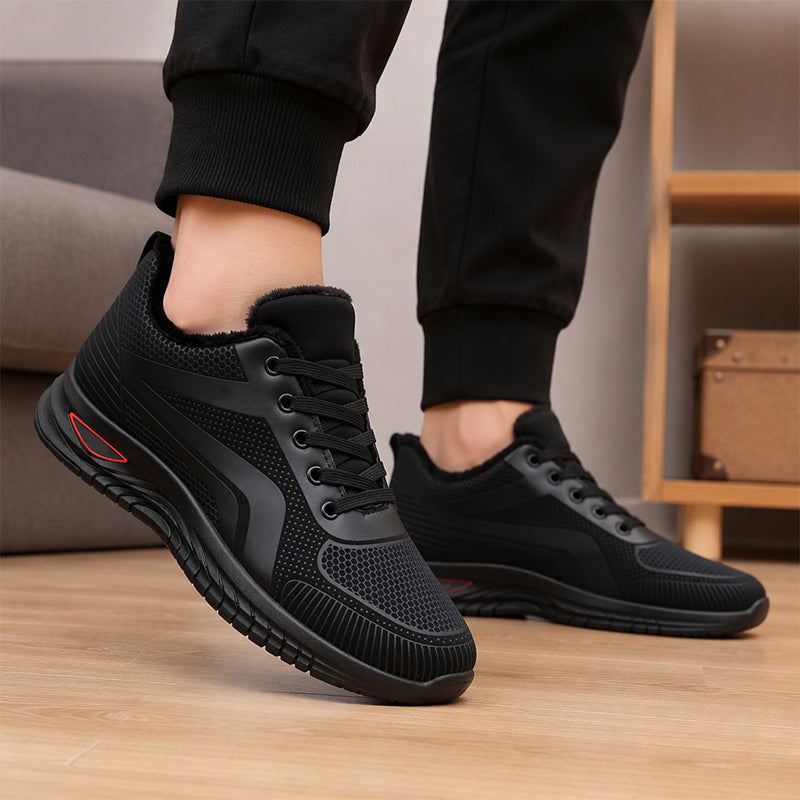 Termiska Utility-Sneakers för Män – Halkfria, Andningsbara & Lätta för Vinter