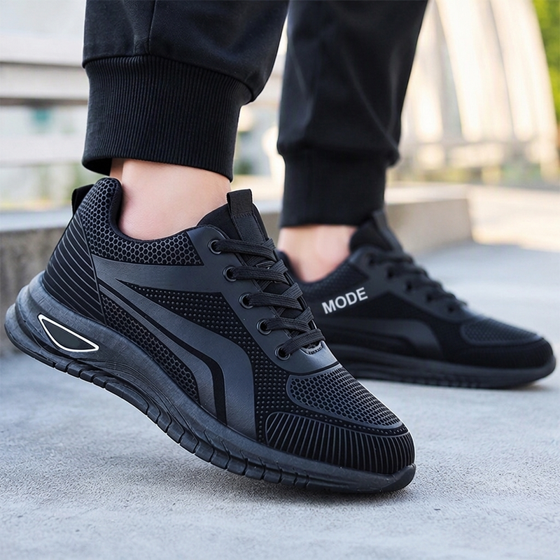Termiska Utility-Sneakers för Män – Halkfria, Andningsbara & Lätta för Vinter