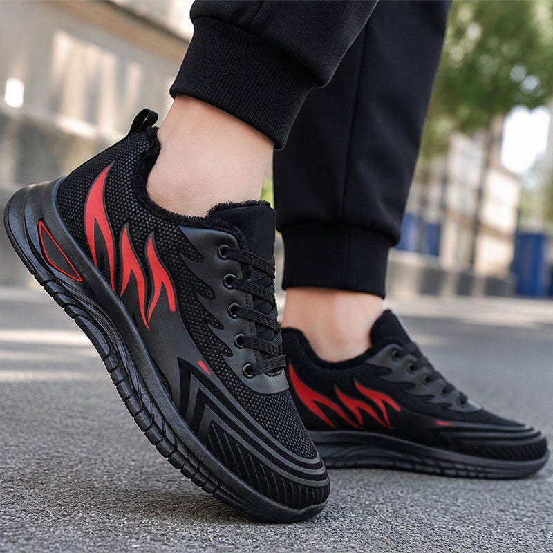 Termiska Utility-Sneakers för Män – Halkfria, Andningsbara & Lätta för Vinter