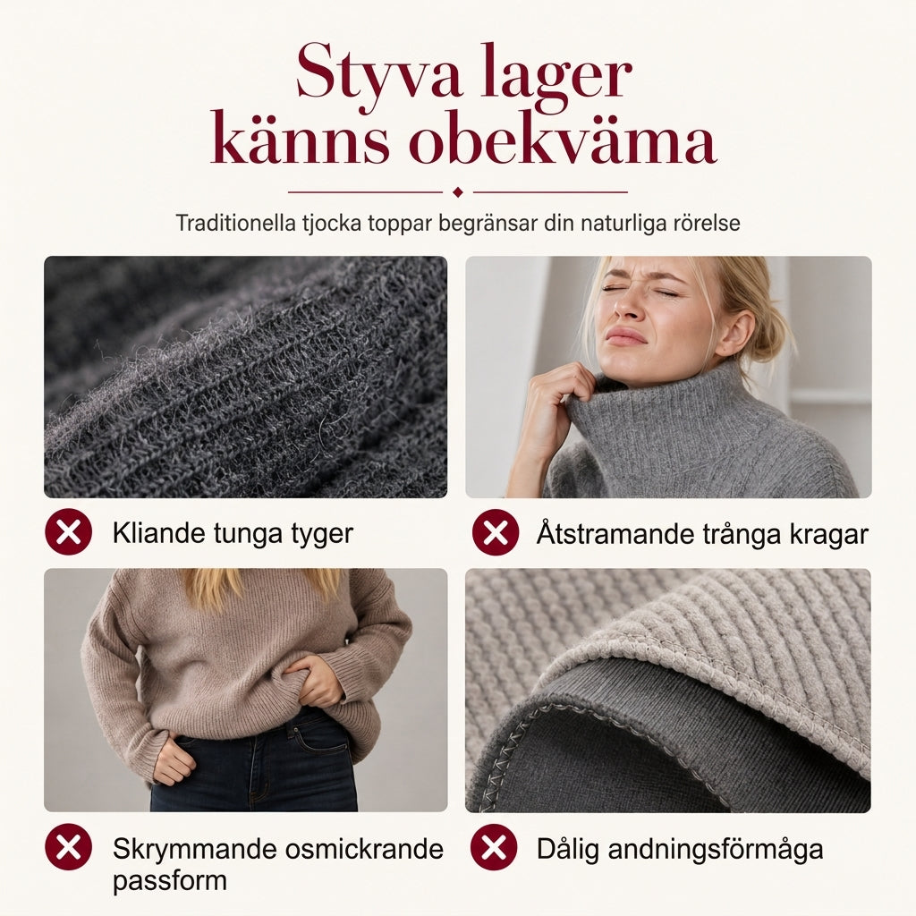 Elegant Vintage Mock Neck Spetsnäts Topp för Damer – Mjuk Passform, Klassisk Stil och Elegant Lager-På-Lager Look