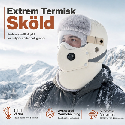 📦 Över 500 paket skickas varje dag! Vindtät, varm vintermössa i trapper-stil med inbyggd ansiktsmask