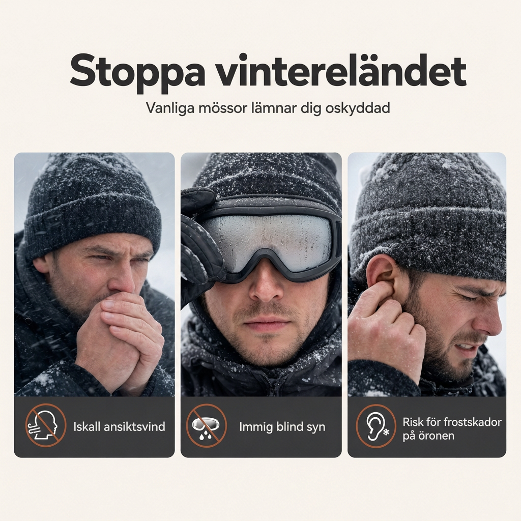📦 Över 500 paket skickas varje dag! Vindtät, varm vintermössa i trapper-stil med inbyggd ansiktsmask