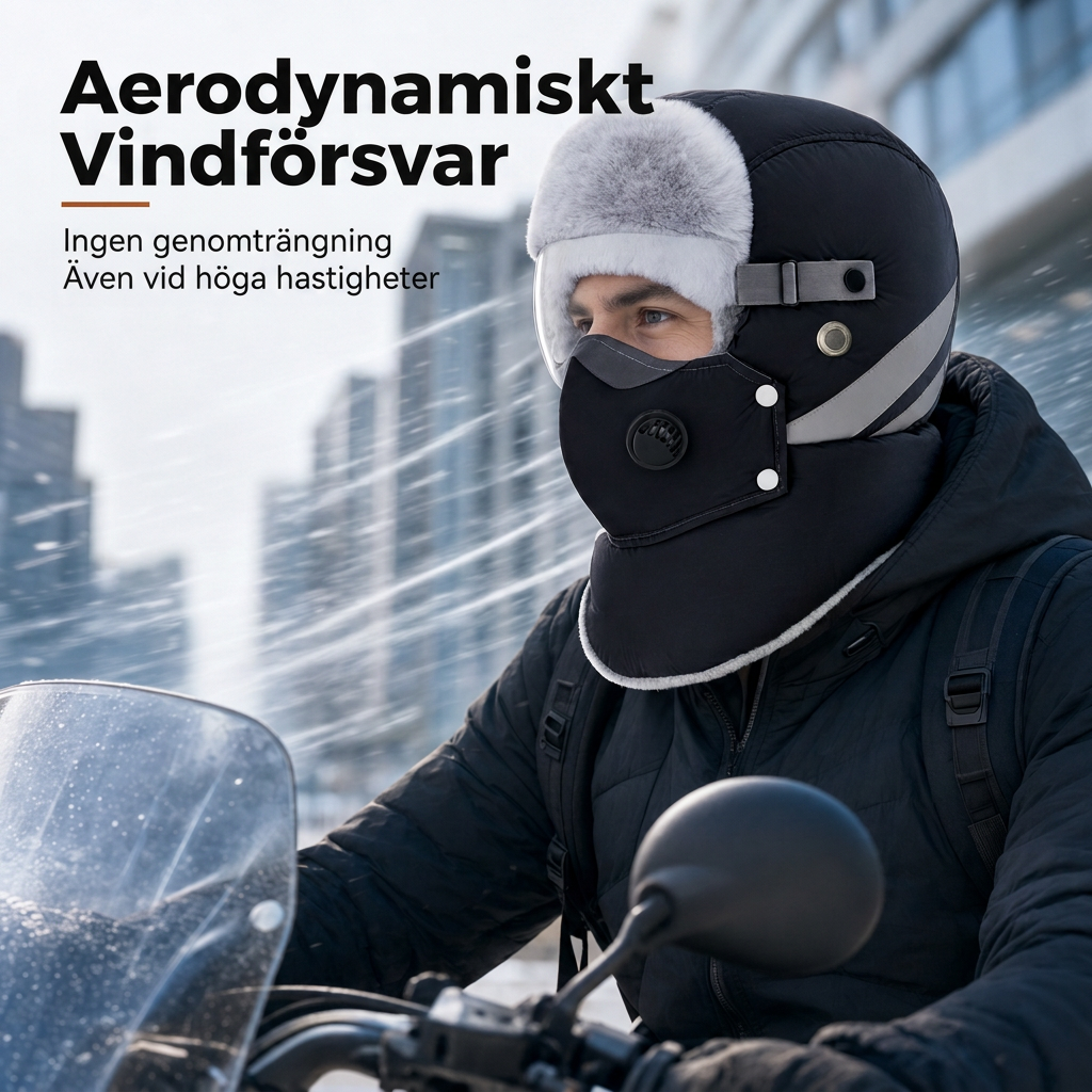 📦 Över 500 paket skickas varje dag! Vindtät, varm vintermössa i trapper-stil med inbyggd ansiktsmask