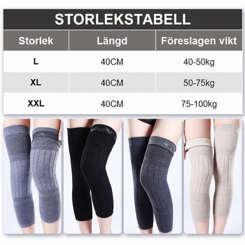🦵 50 % RABATT JUST NU! ✨ Knävärmare – ultramjukt termiskt tyg med elastisk passform för utomhusaktiviteter och smärtlindring ❤️🏃‍♂️