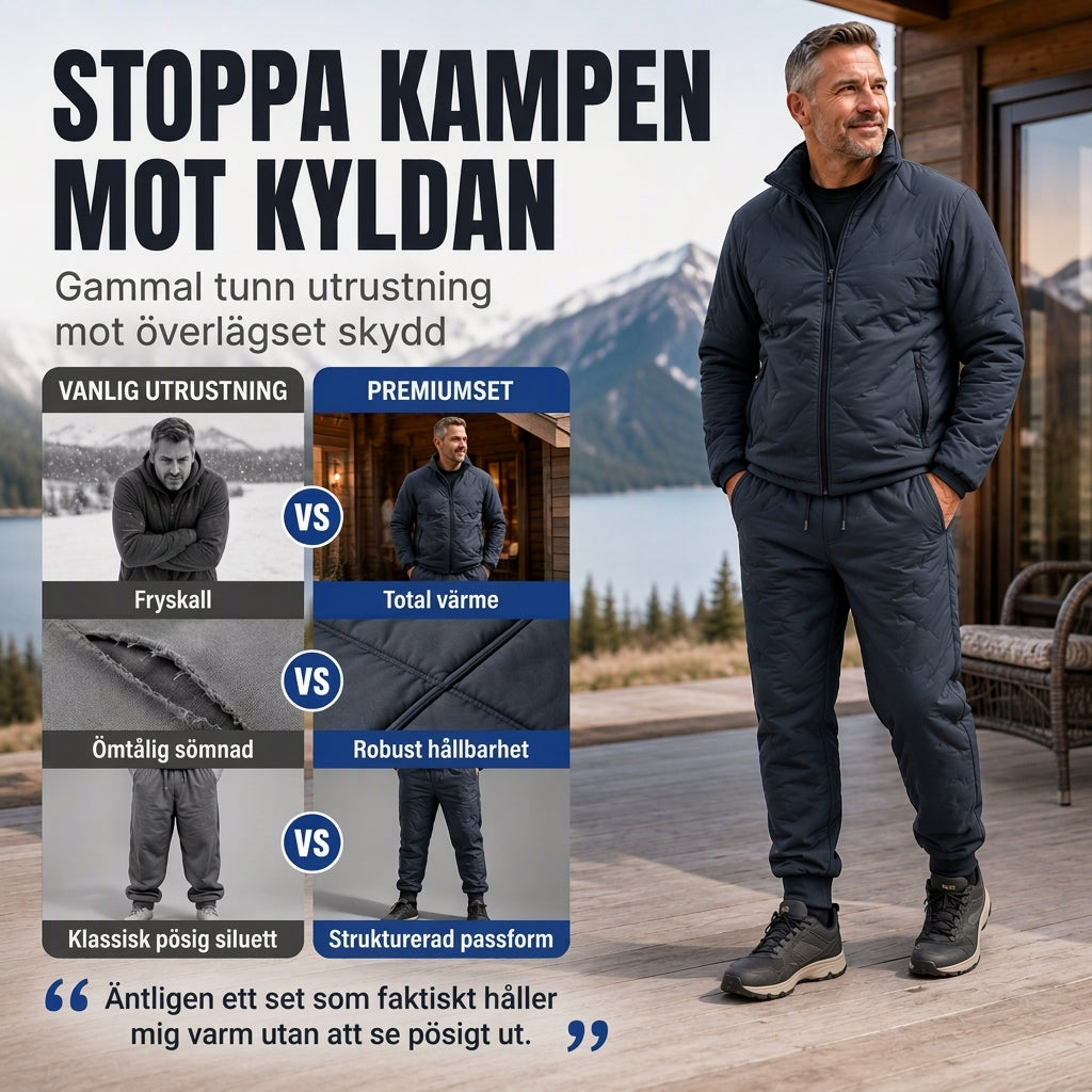 Värmande vinterbyxor utomhus, unisex