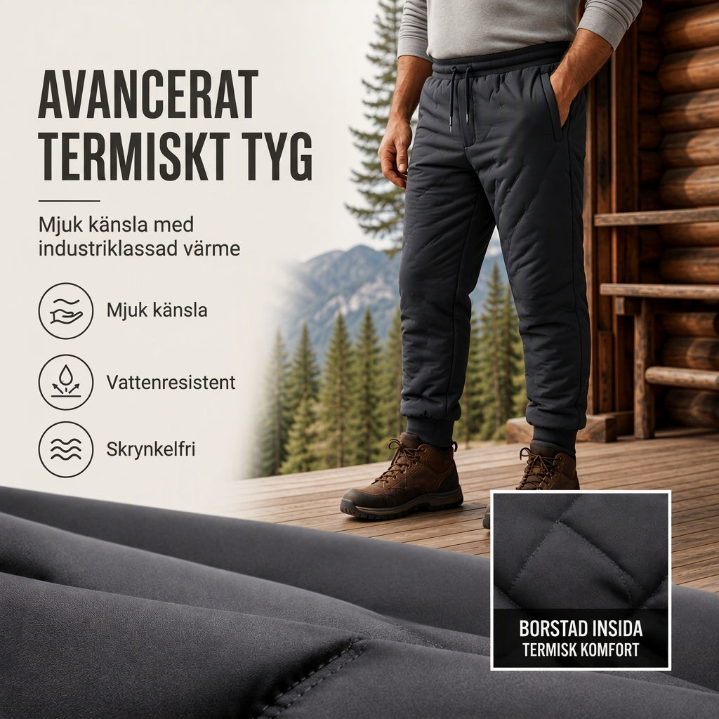Värmande vinterbyxor utomhus, unisex