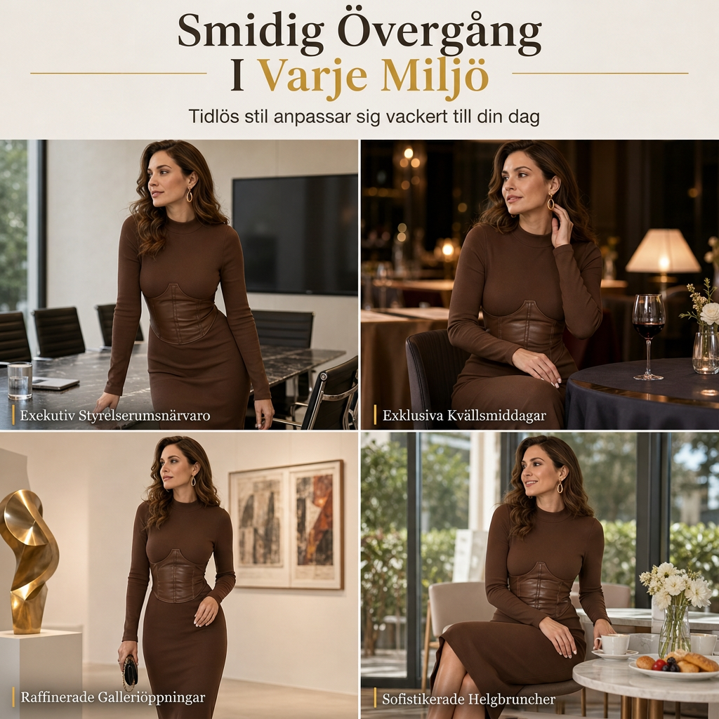 💰 Halva priset! 👗 Kvinnors rundhalsade långärmade patchwork-klänning med slim fit bodycon – elegant, bekväm och mångsidig, perfekt för fest och vardag. ✨