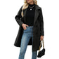 🧥 Kvinnornas dubbelknäppta ullrock – varm, mjuk, elegant och tidlös, perfekt för höst och vinter, nu till halva priset! ✨