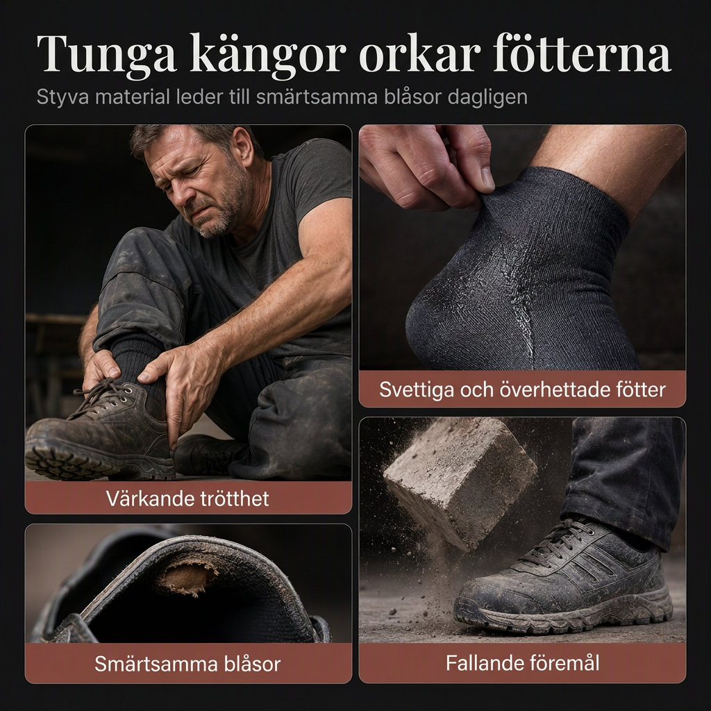 Herrar säkerhetsskor med stålhätta, andningsbara arbetsstövlar, lätta, punkteringsskyddade skyddsskor