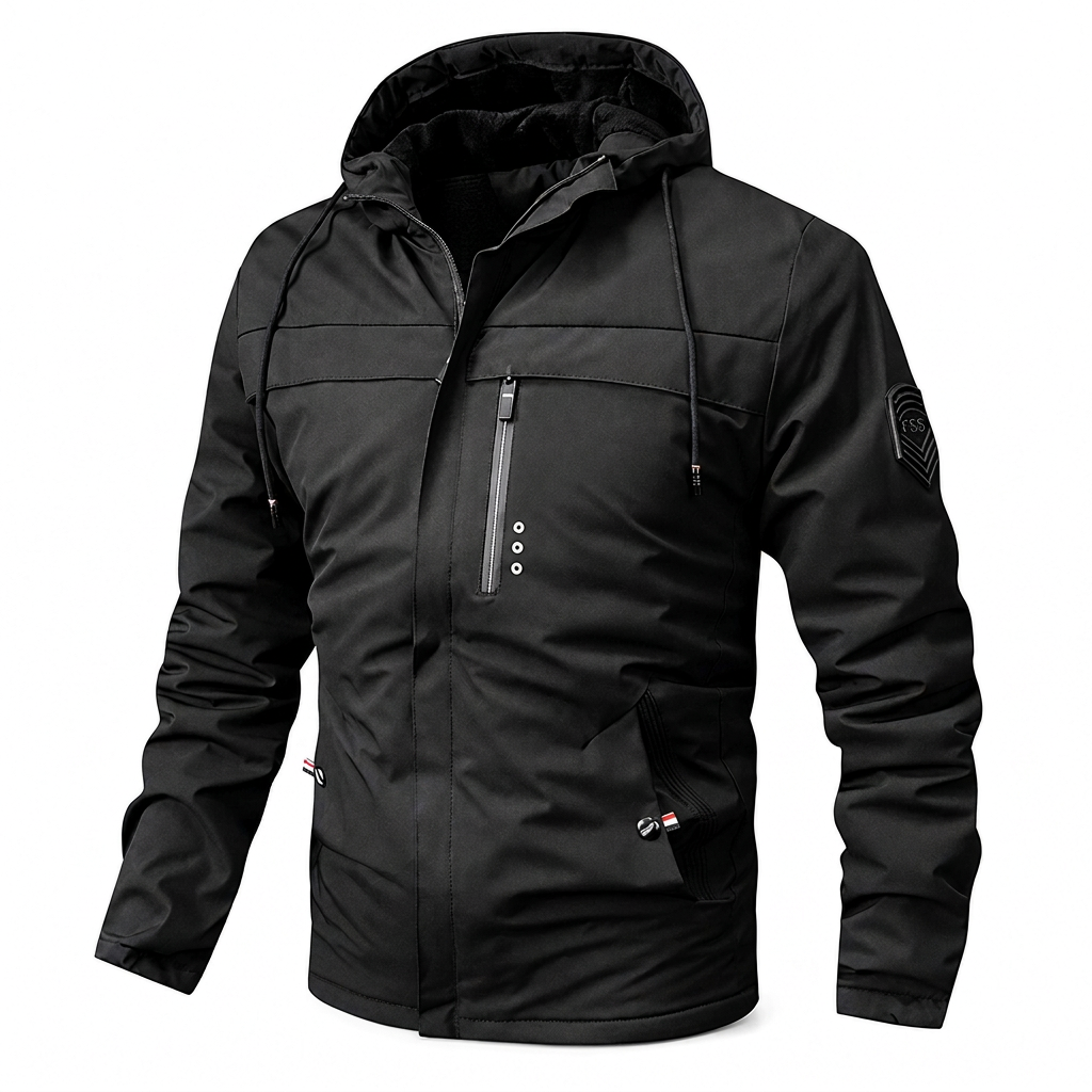 🖤Black Friday – Förhandstillgång: 50 % Rabatt🖤✈️Fri frakt🧥 Herr amerika-retro plymfodrad kappa med lös passform – varm, bekväm och perfekt för höst och vinter! ✨
