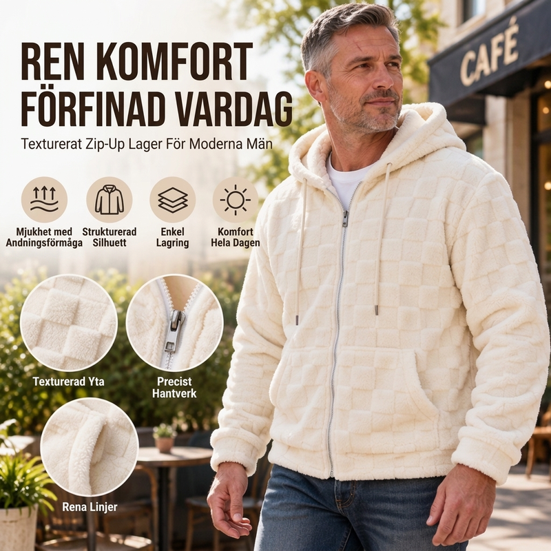 🖤Black Friday – Förhandstillgång: 50 % Rabatt🧥 Värmande och avslappnad vinterjacka med huva för män – mjuk, bekväm och perfekt för kalla vinterdagar! ✨