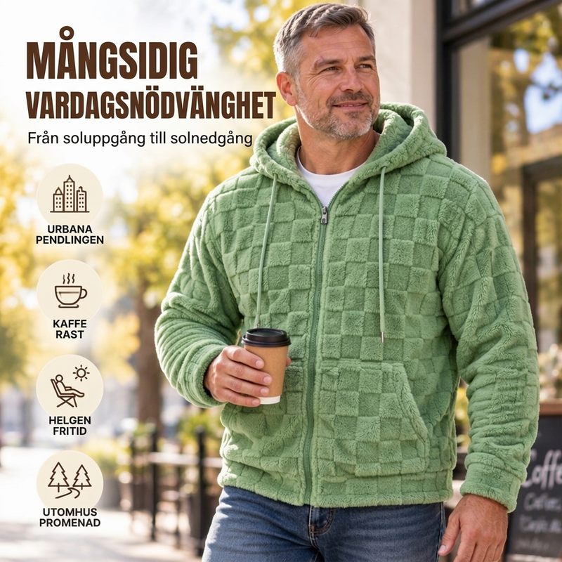 🖤Black Friday – Förhandstillgång: 50 % Rabatt🧥 Värmande och avslappnad vinterjacka med huva för män – mjuk, bekväm och perfekt för kalla vinterdagar! ✨