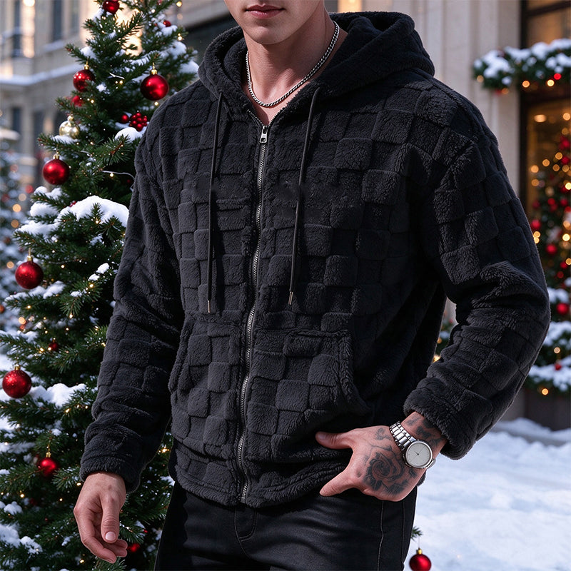 🖤Black Friday – Förhandstillgång: 50 % Rabatt🧥 Värmande och avslappnad vinterjacka med huva för män – mjuk, bekväm och perfekt för kalla vinterdagar! ✨