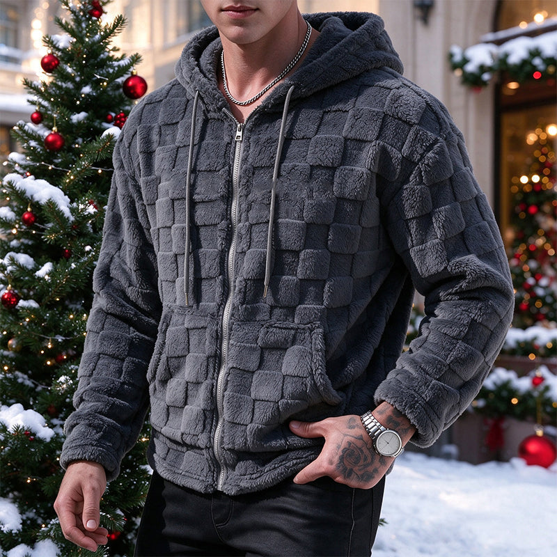 🖤Black Friday – Förhandstillgång: 50 % Rabatt🧥 Värmande och avslappnad vinterjacka med huva för män – mjuk, bekväm och perfekt för kalla vinterdagar! ✨