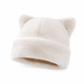 🖤Black Friday – Förhandstillgång: 50 % Rabatt🖤Kvinnig fluffig froskmössa av minkimitation med söta björnöron, varm vintermössa för kallt väder 🐱🧢