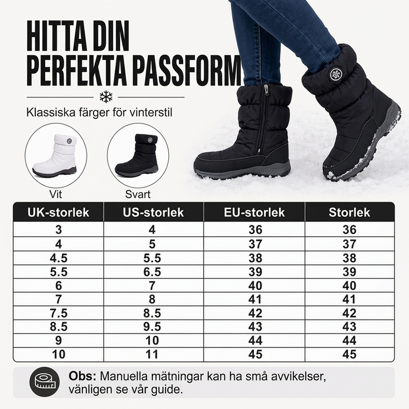 👢 Vinterkängor för kvinnor – halvlånga, halkfria snökängor, varma och bekväma för kalla vinterdagar, nu till halva priset! ✨