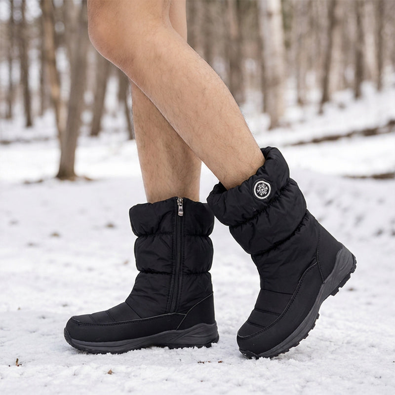 👢 Vinterkängor för kvinnor – halvlånga, halkfria snökängor, varma och bekväma för kalla vinterdagar, nu till halva priset! ✨
