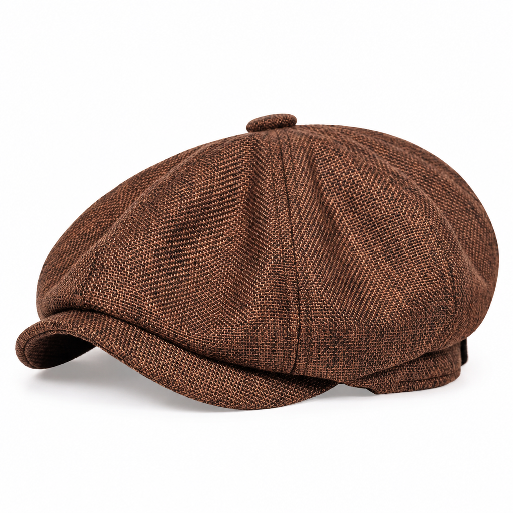 🖤Black Friday – Förhandstillgång: 50 % Rabatt🧢 Vintage brittisk stil tidningspojkekeps för män och kvinnor, klassisk avslappnad flat cap, åttakantig basker