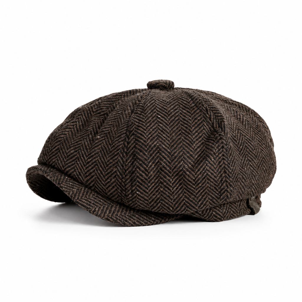 🖤Black Friday – Förhandstillgång: 50 % Rabatt🧢 Vintage brittisk stil tidningspojkekeps för män och kvinnor, klassisk avslappnad flat cap, åttakantig basker