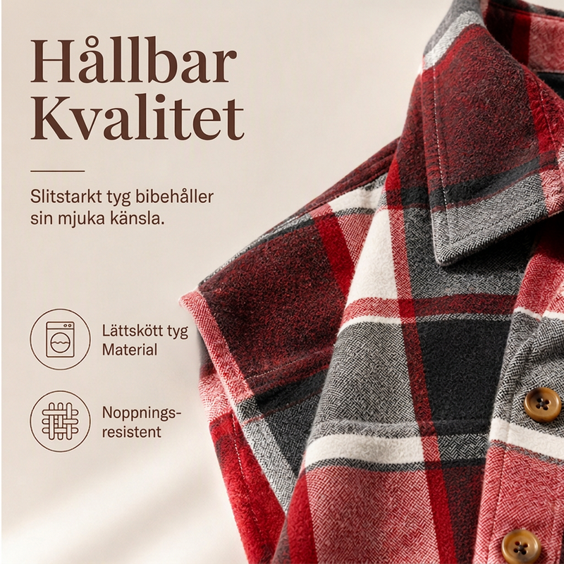 💥50 % rabatt! Endast idag!💥 Damväst med rutmönster, knäppning och fickor