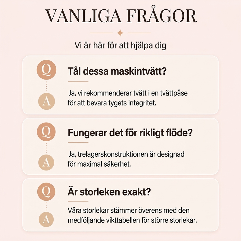 🌸 3-pack Bekväma menstruationstrosor (Plus size) – Andas, formar & skyddar mot läckage