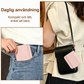 💕RFID-skyddad kortplånbok för kvinnor, mini kortfodral med nyckelring, myntficka och ID-fönster👛