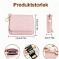 💕RFID-skyddad kortplånbok för kvinnor, mini kortfodral med nyckelring, myntficka och ID-fönster👛