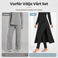 ✨ Lätt daglig komfort | Dam tvådelad set med långärmad ribbad topp och smala byxor