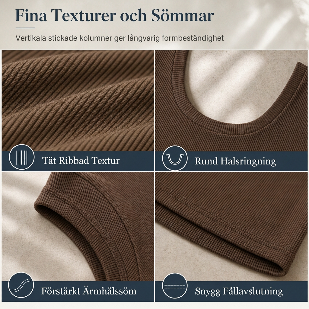 😍T-shirt för kvinnor med fyrkantig halsringning, långa ärmar, ribbad stickning och slim fit-passform