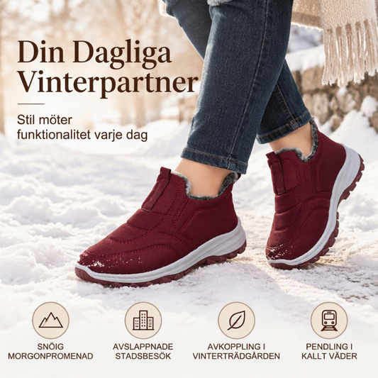 Vintervarma, halkfria, slit-skor för unisex