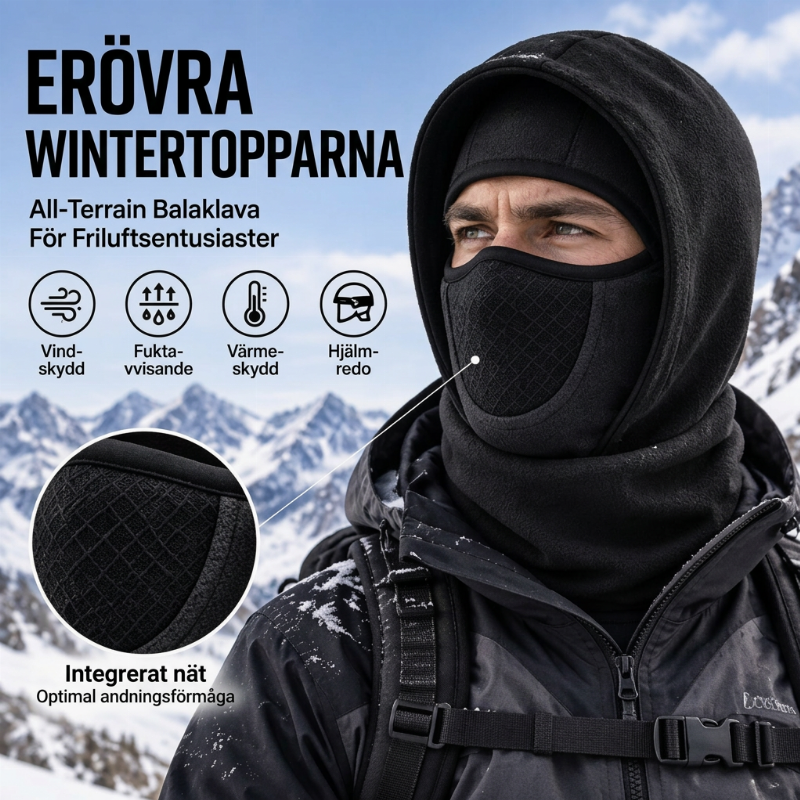 ❄️Vindtät värmebalaclava ansiktsmask