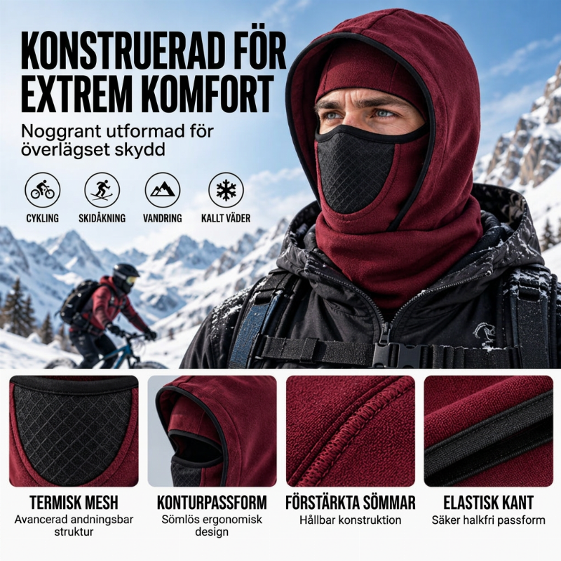 ❄️Vindtät värmebalaclava ansiktsmask