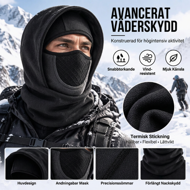 ❄️Vindtät värmebalaclava ansiktsmask