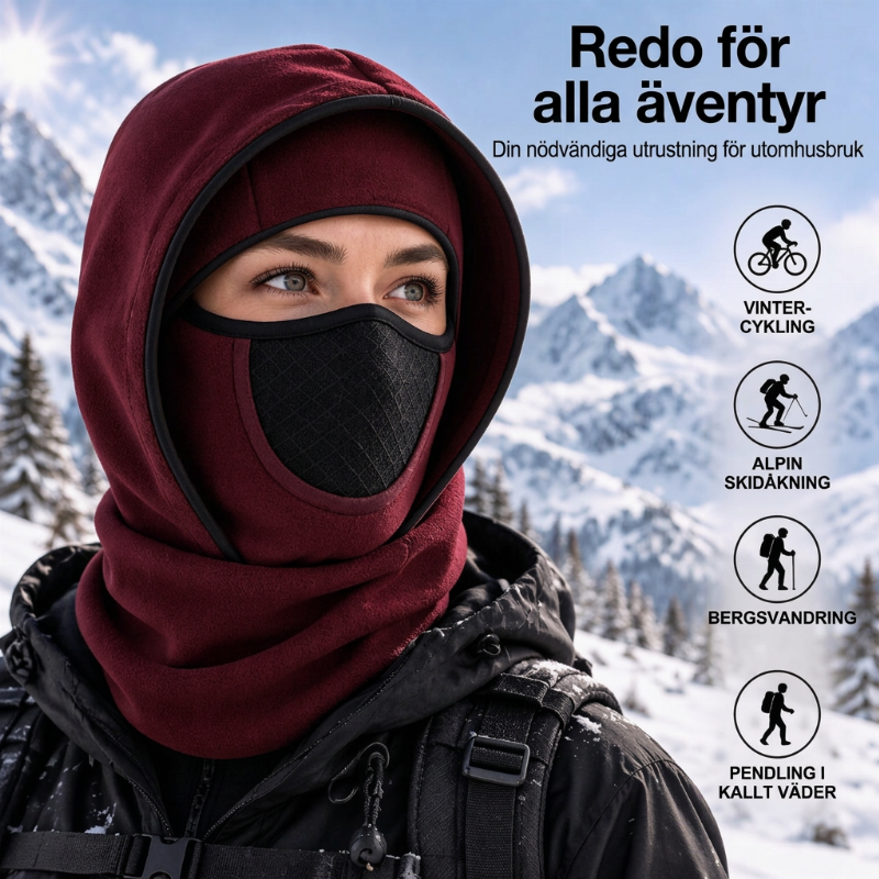 ❄️Vindtät värmebalaclava ansiktsmask