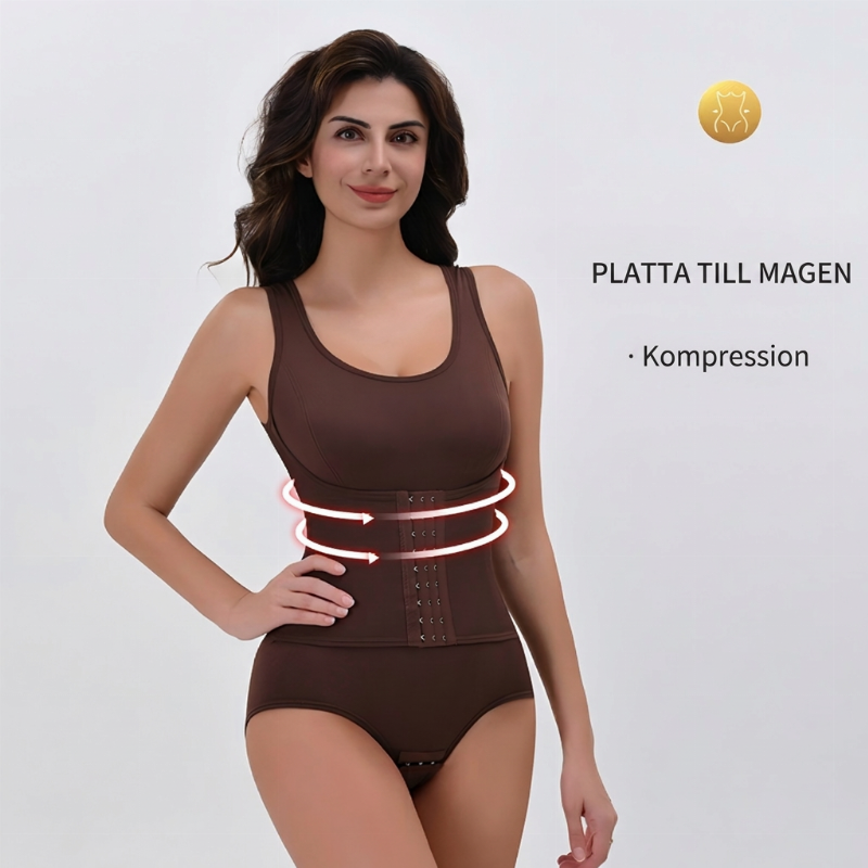 🌈 Sömlös shapewear-bodysuit med magekontroll