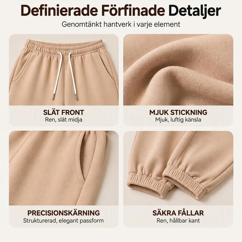 👖 Dambyxor för vardagsbruk med dragsko