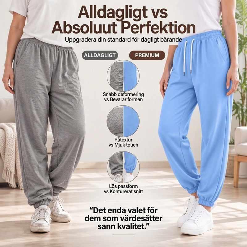 👖 Dambyxor för vardagsbruk med dragsko