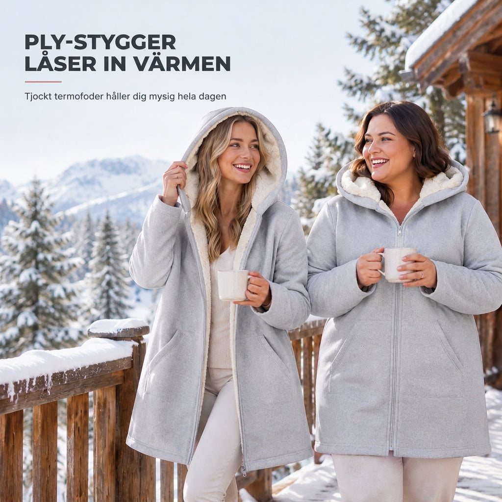 Nyhet✨ ❄️ Bekväm jacka med sidofickor och dragkedja – perfekt för höst och vinter