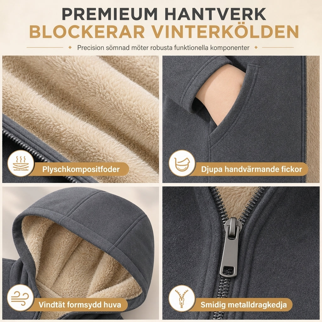 Nyhet✨ ❄️ Bekväm jacka med sidofickor och dragkedja – perfekt för höst och vinter