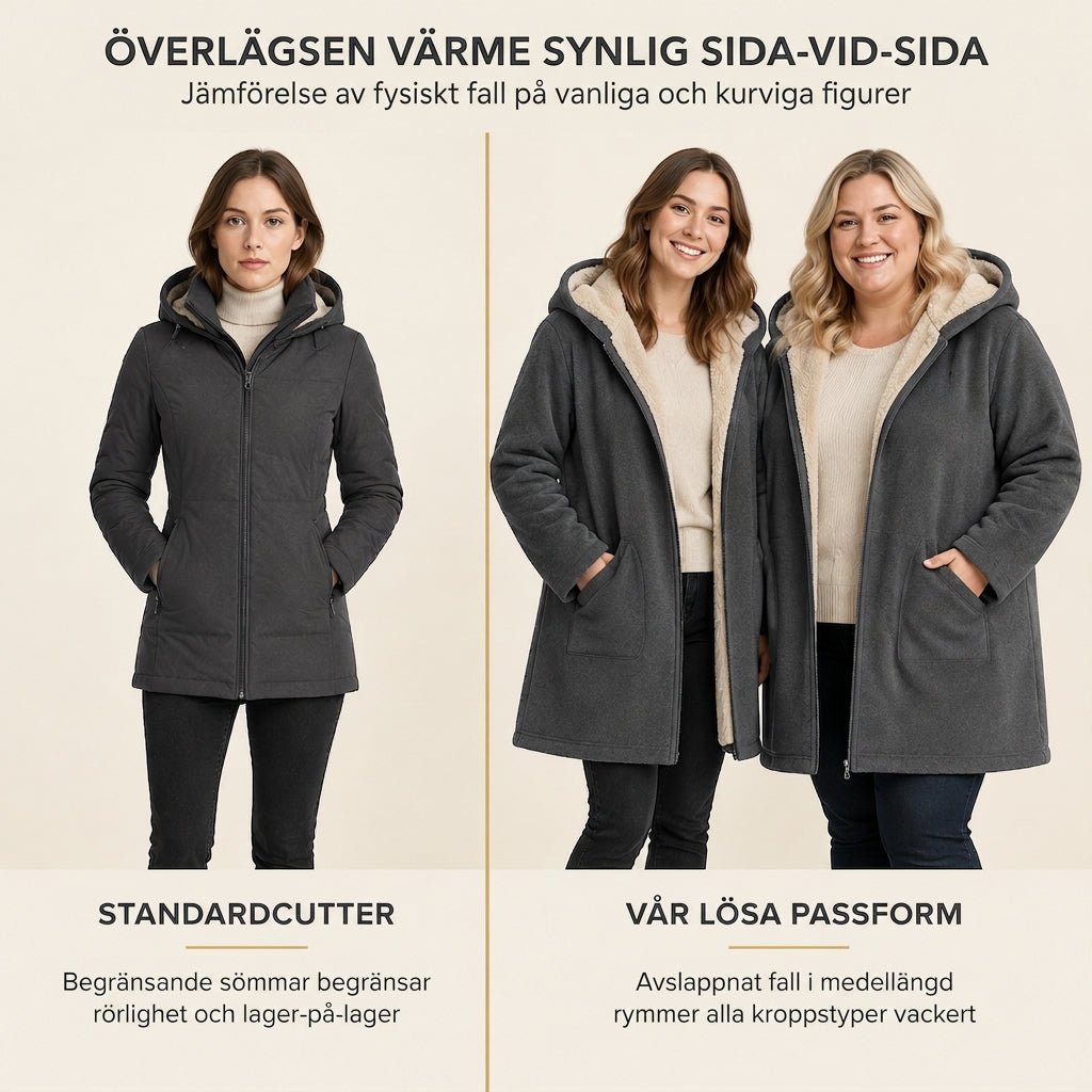 Nyhet✨ ❄️ Bekväm jacka med sidofickor och dragkedja – perfekt för höst och vinter