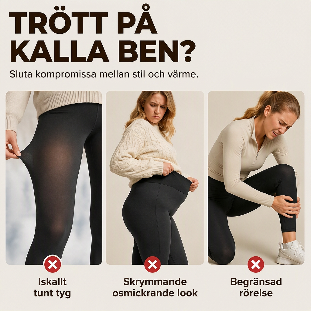 ⏰ Nedräkningen har börjat – 50 % rabatt endast i ytterligare 3 dagar! Värmande yogabyxor med hög midja för damer