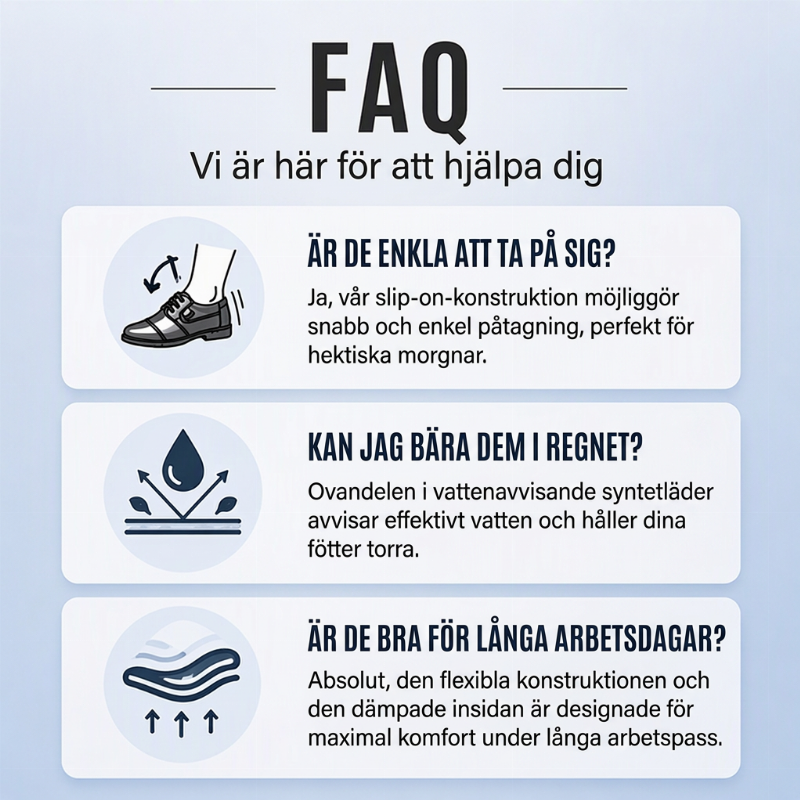 Företagsskor för män i PU-läder